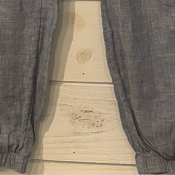 Athleta Cabo Linen Jogger Pants
Blue Travel Casual Beach Zip
Pockets- Size 8 - Picture 5 of 12